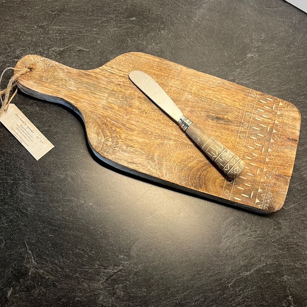 Cheese Board & Spreader
